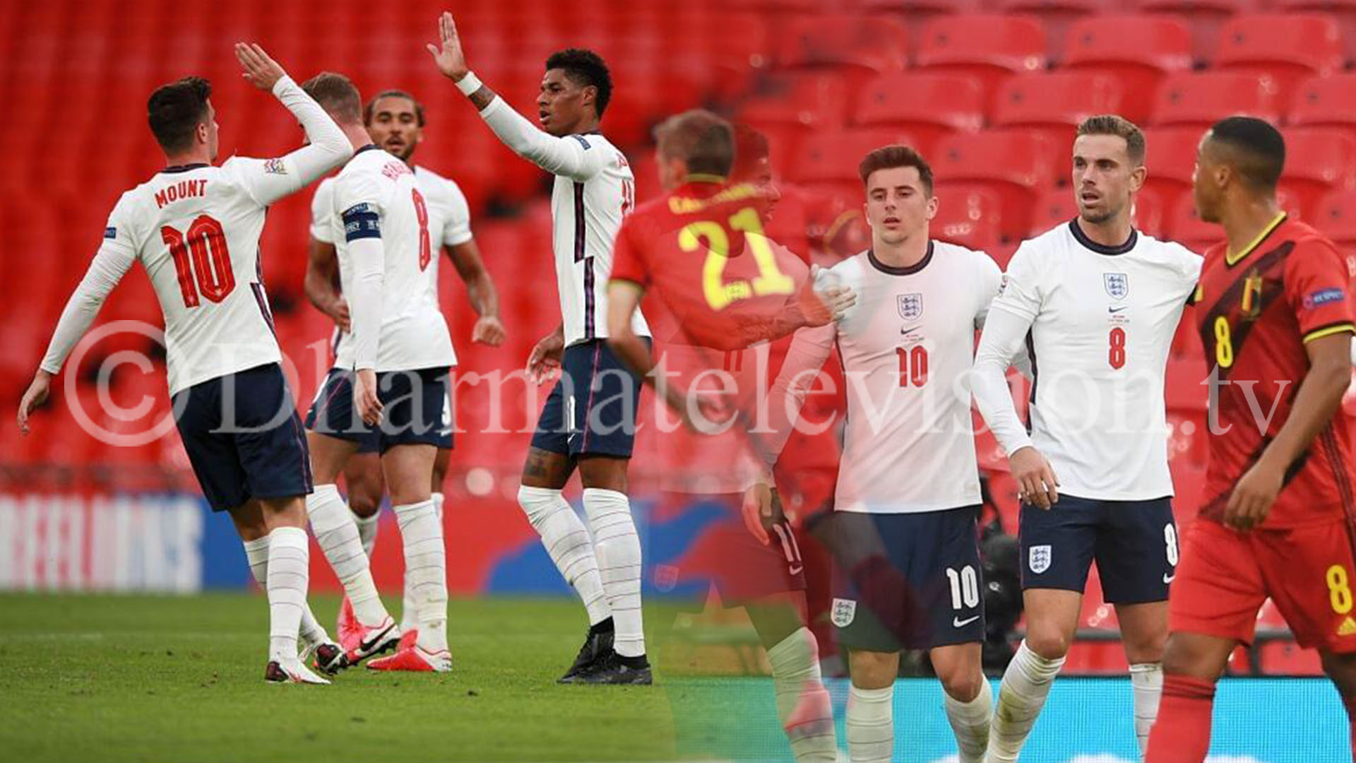 England beats Belgium 2-1, coming from behind, in UEFA Nations League