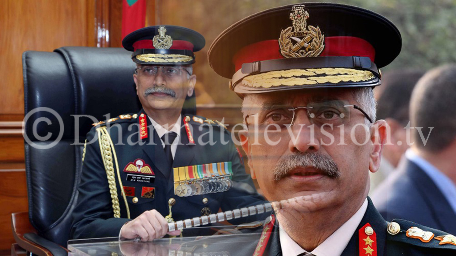 Indian Army Chief Narawane arrives in Kathmandu
