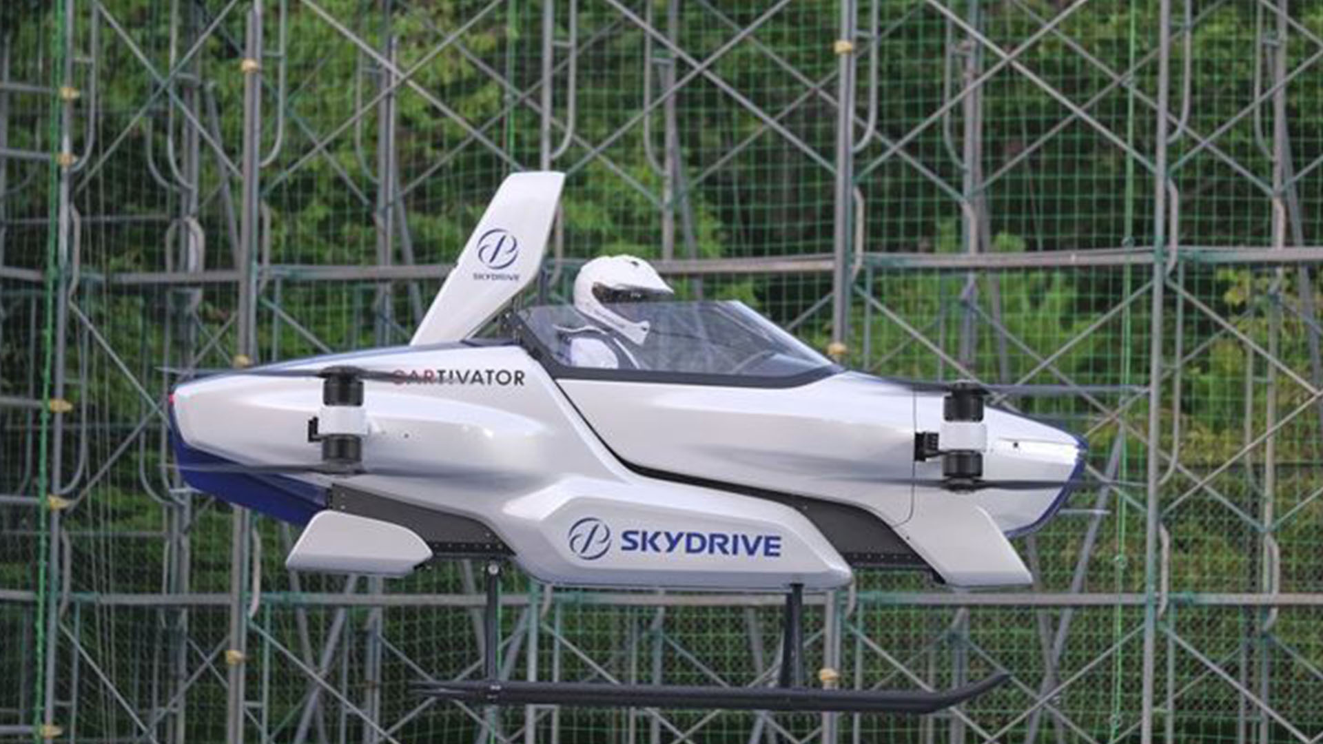 Japan's 'flying car' gets off the ground with a person aboard