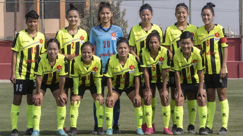 Tribhuvan Army Club's seventh win in National Women's League Football