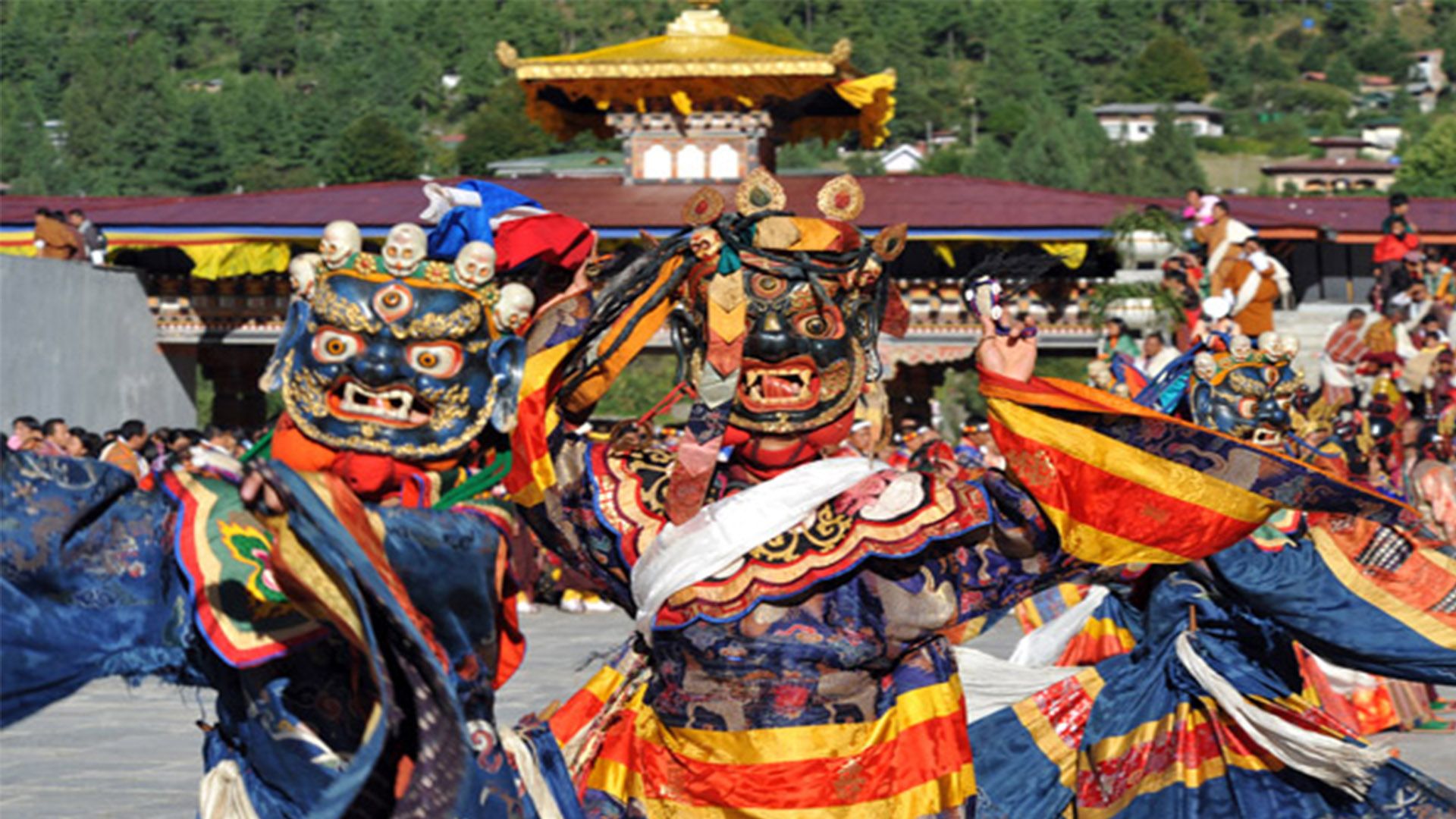 Tsechu Festival with Eight manifestation
