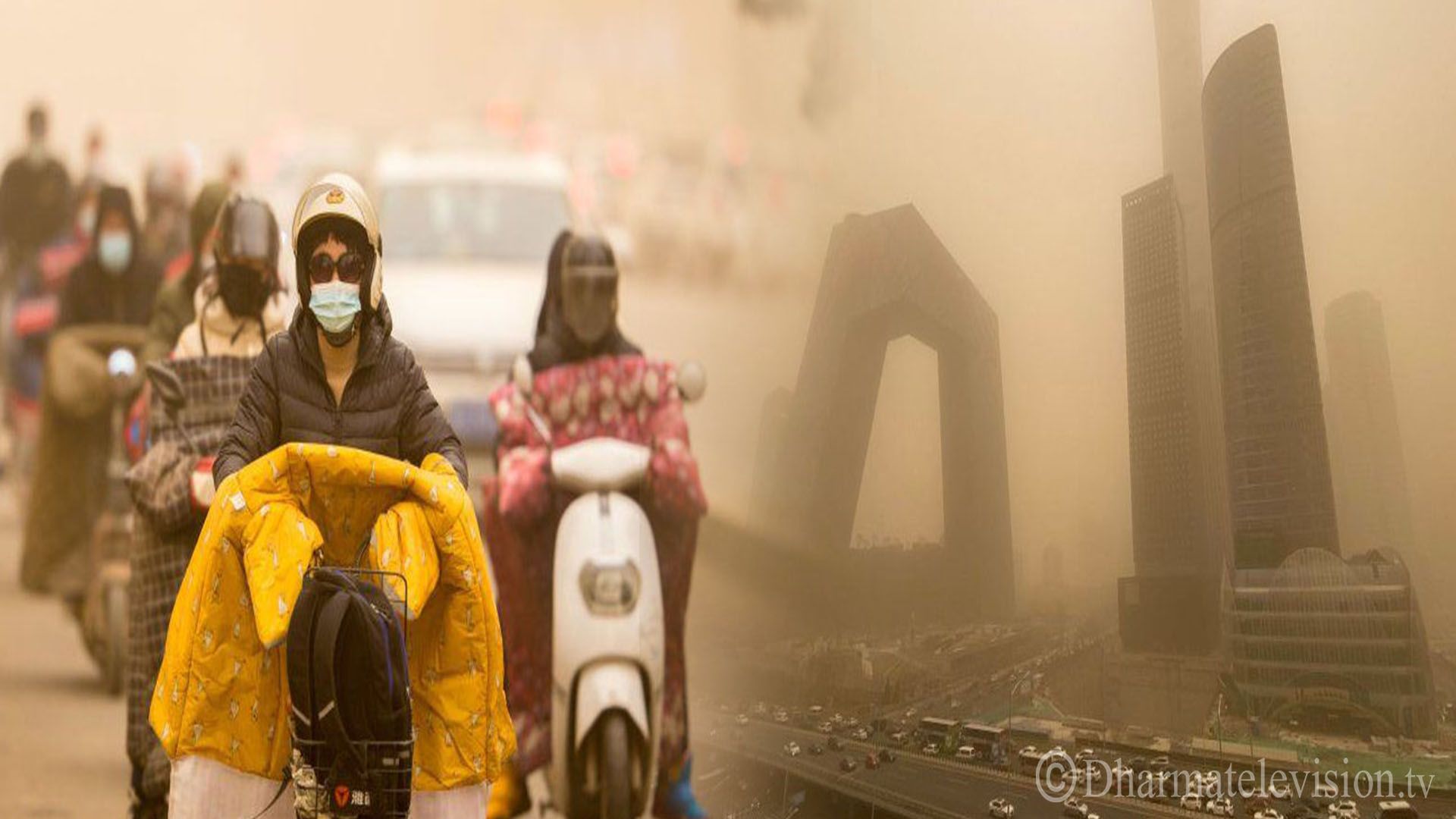 Beijing hit by worst sandstorm “Apocalyptic Skies” in a decade
