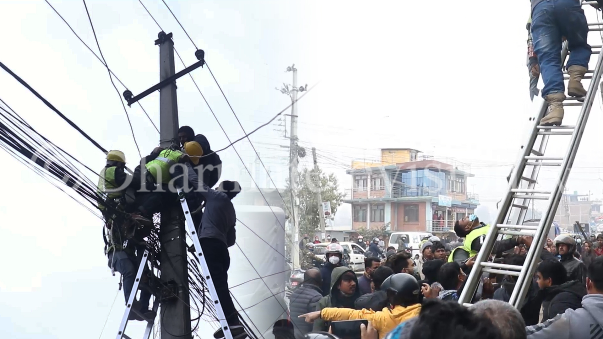 A person died off electric shock in Bhaktapur 