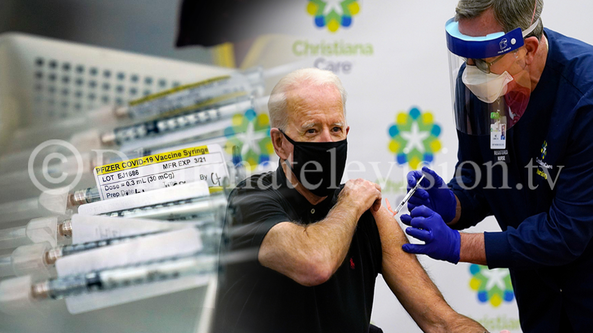Biden administered a second dose of coronavirus vaccine