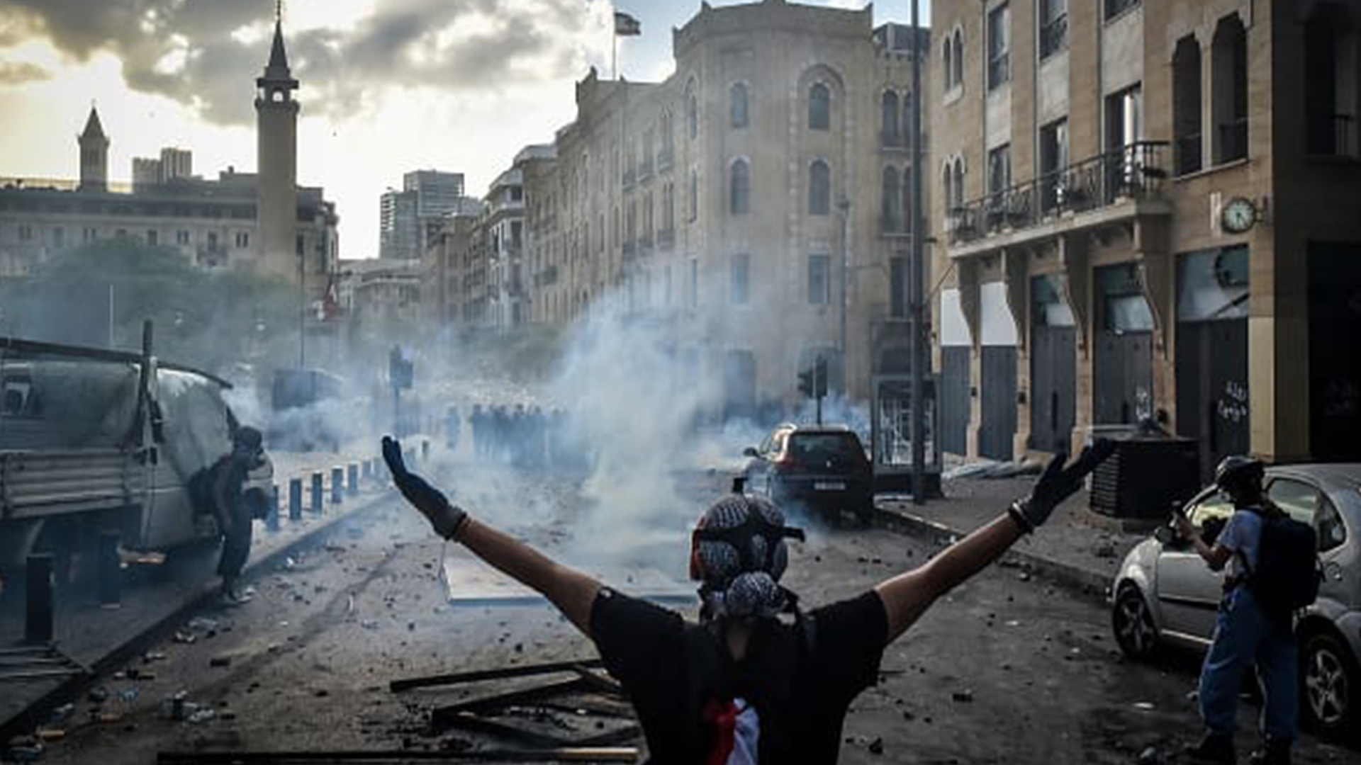 Calls for an uprising after protests rock Beirut