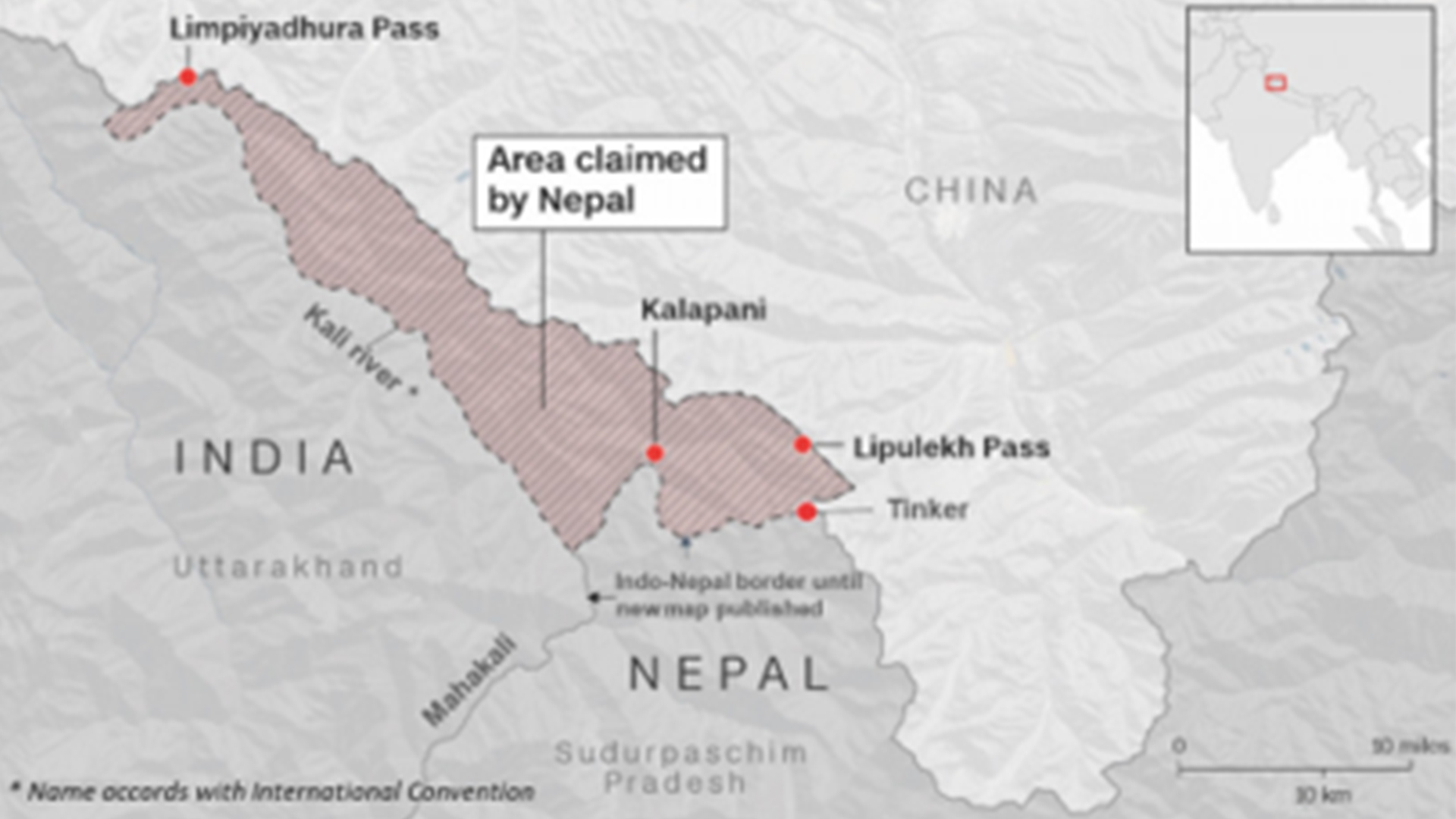 China moves PLA battalion across Lipulekh Pass-Near Tri-Junction of Nepal, India and China