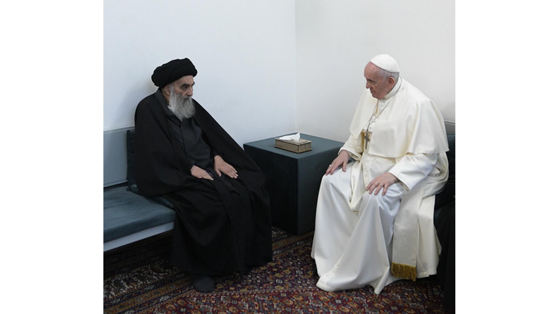 Christian pope seeks to improve relations with Iraqi religious leaders