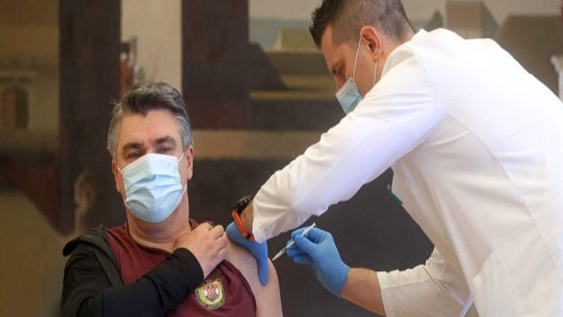 Corona vaccine to Croatian president and cabinet members