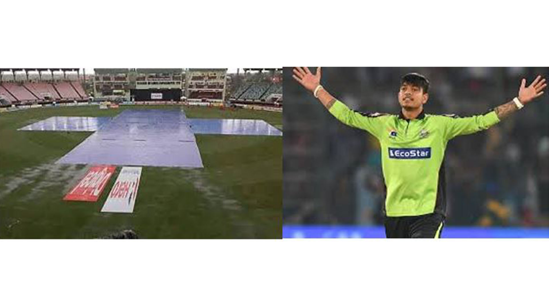 CPL game between Sandeep’s team Jamaica Tallawahs and St. Kitts and Patriots abandoned due to rain - point shared