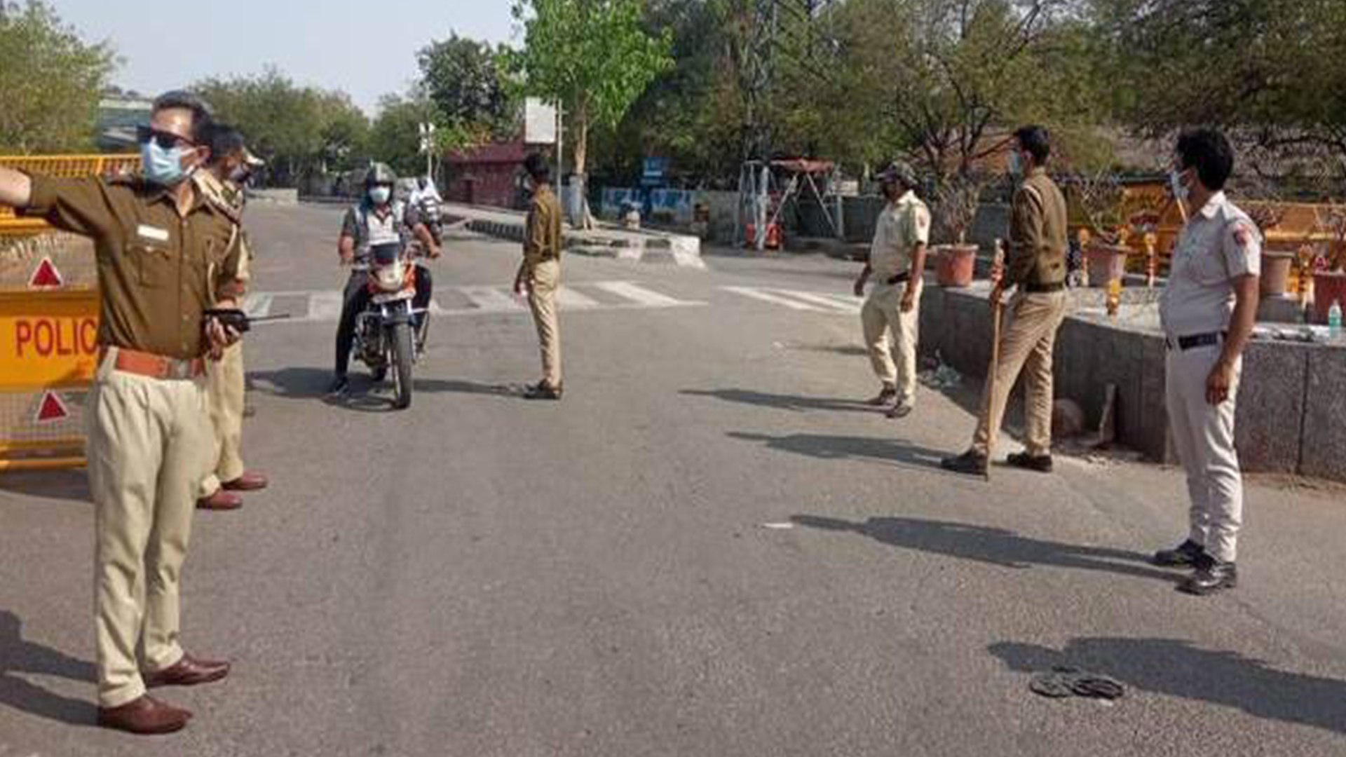 Curfew in Ahmedabad, India