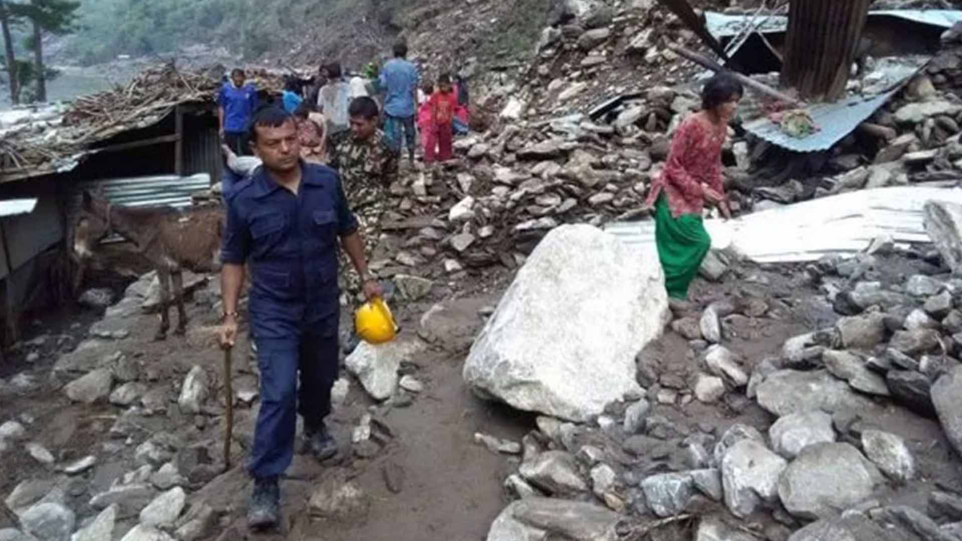 Four killed, three missing in landslide in Kalikot