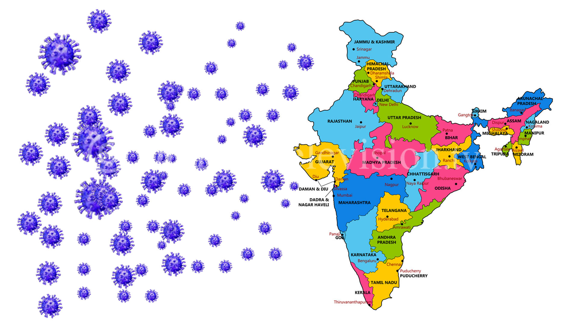भारतमा नयाँ कोरोना संक्रमितको संख्या घट्दै