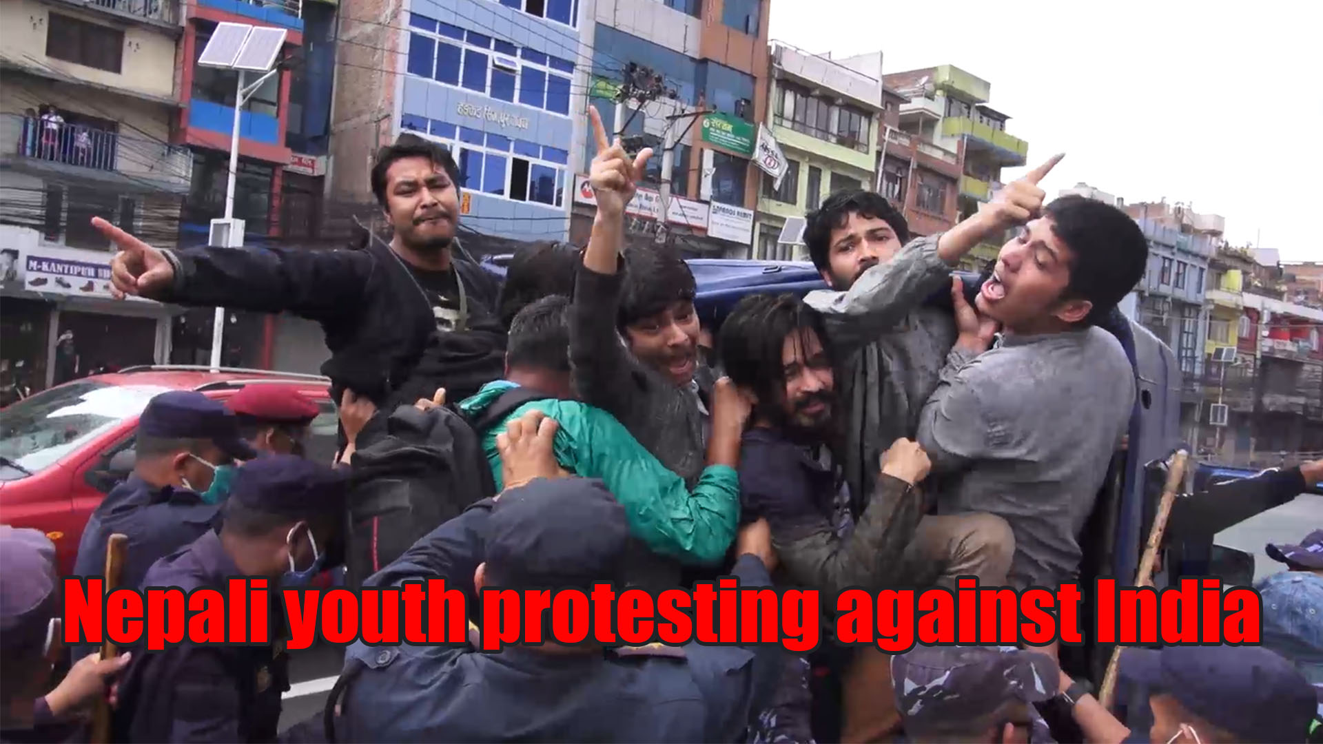 Protesters arrested during Baneshwor Protest