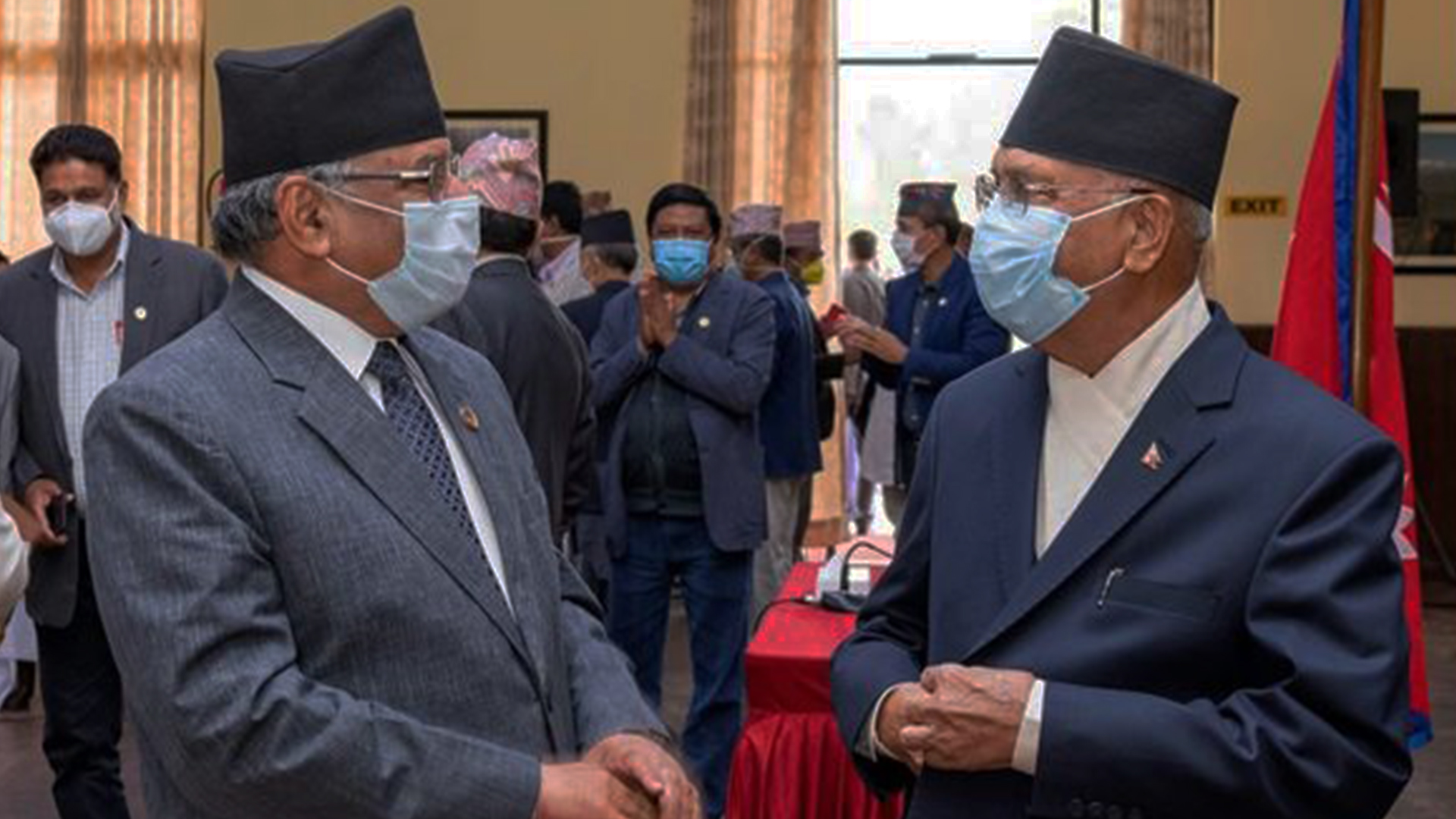 Discussion between Oli and Prachanda to resolve the dispute within the party