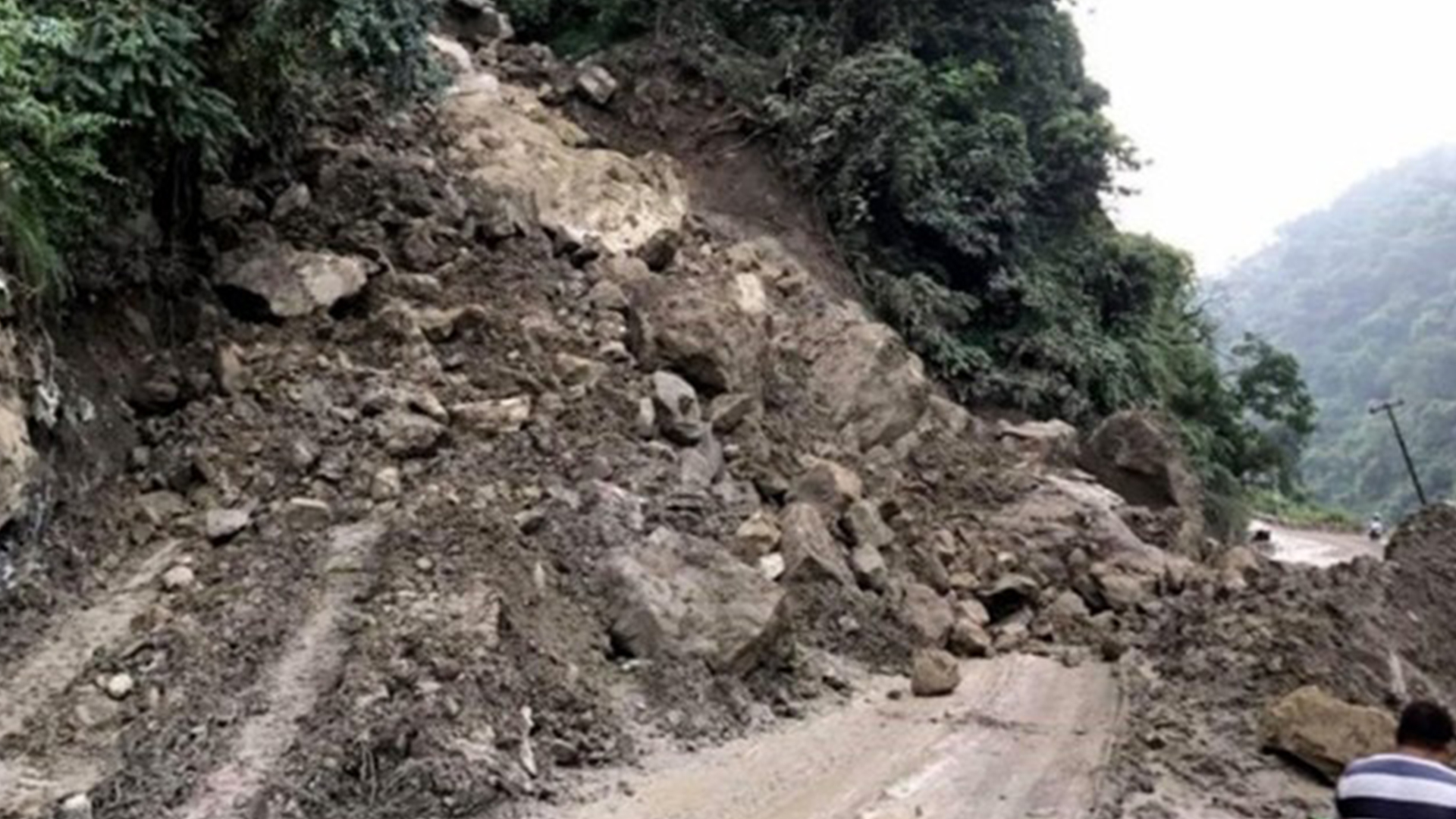 Numerous Landslides in Lalitpur