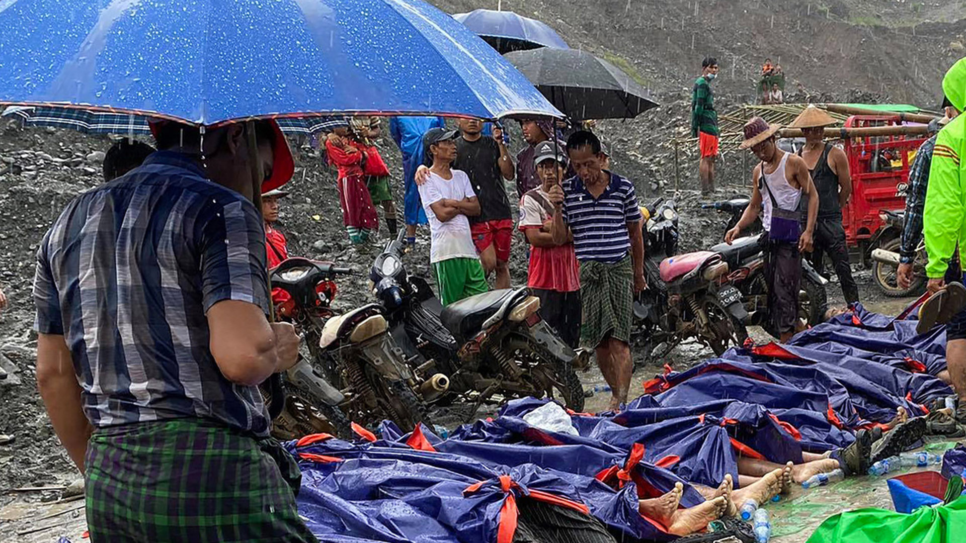 Massive landslides kills 162 in Myanmar