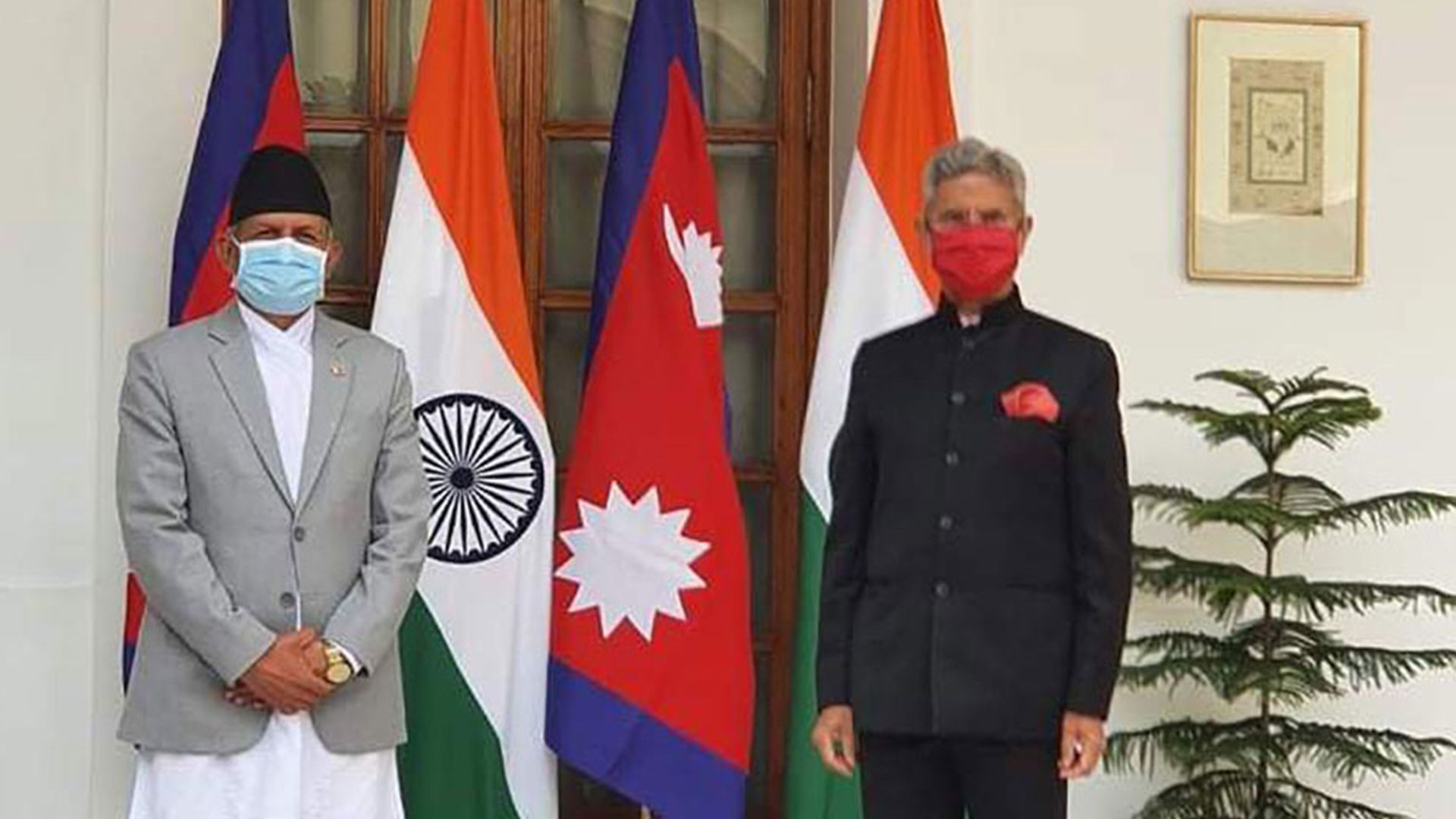 Meeting between the Foreign Ministers of Nepal and India