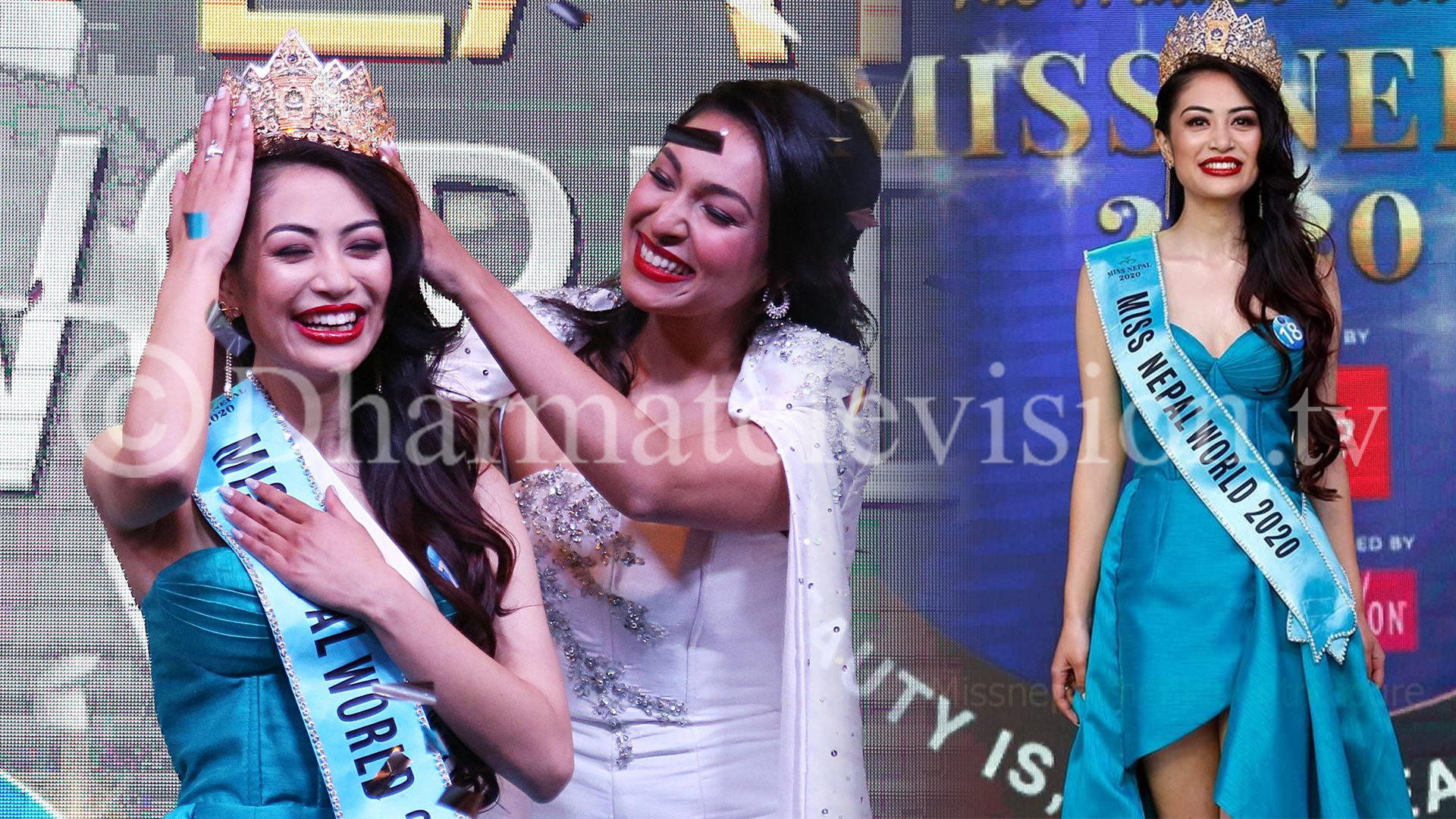 Namrata Shrestha won the title of 'Miss Nepal World' 2020