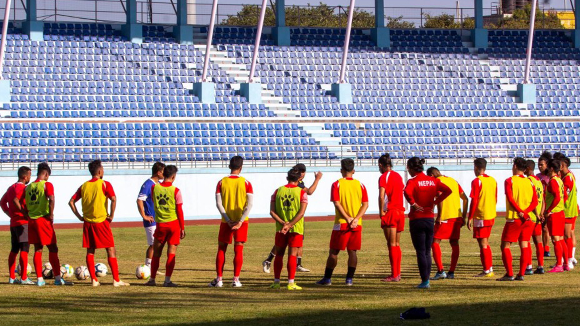Nepali football team starts training in Dhaka from Sunday