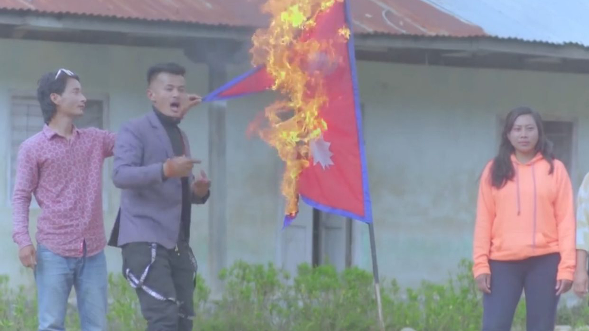 Nine Arrested for posting Video of Burning Nepali Flag and Insulting Communities