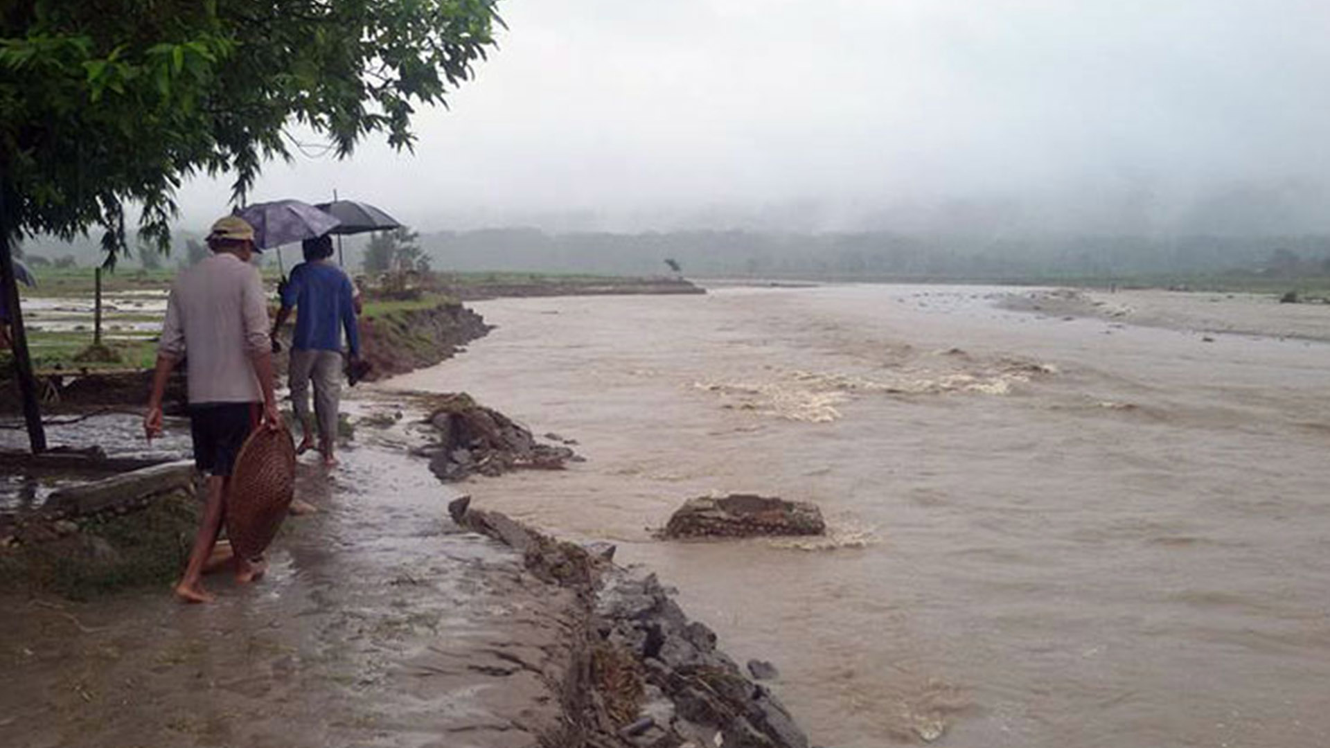 People will be affected by the floods in Chitwan