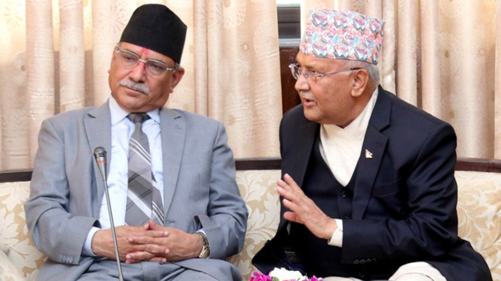 PM Oli and Prachanda’s One-on-One meeting ends