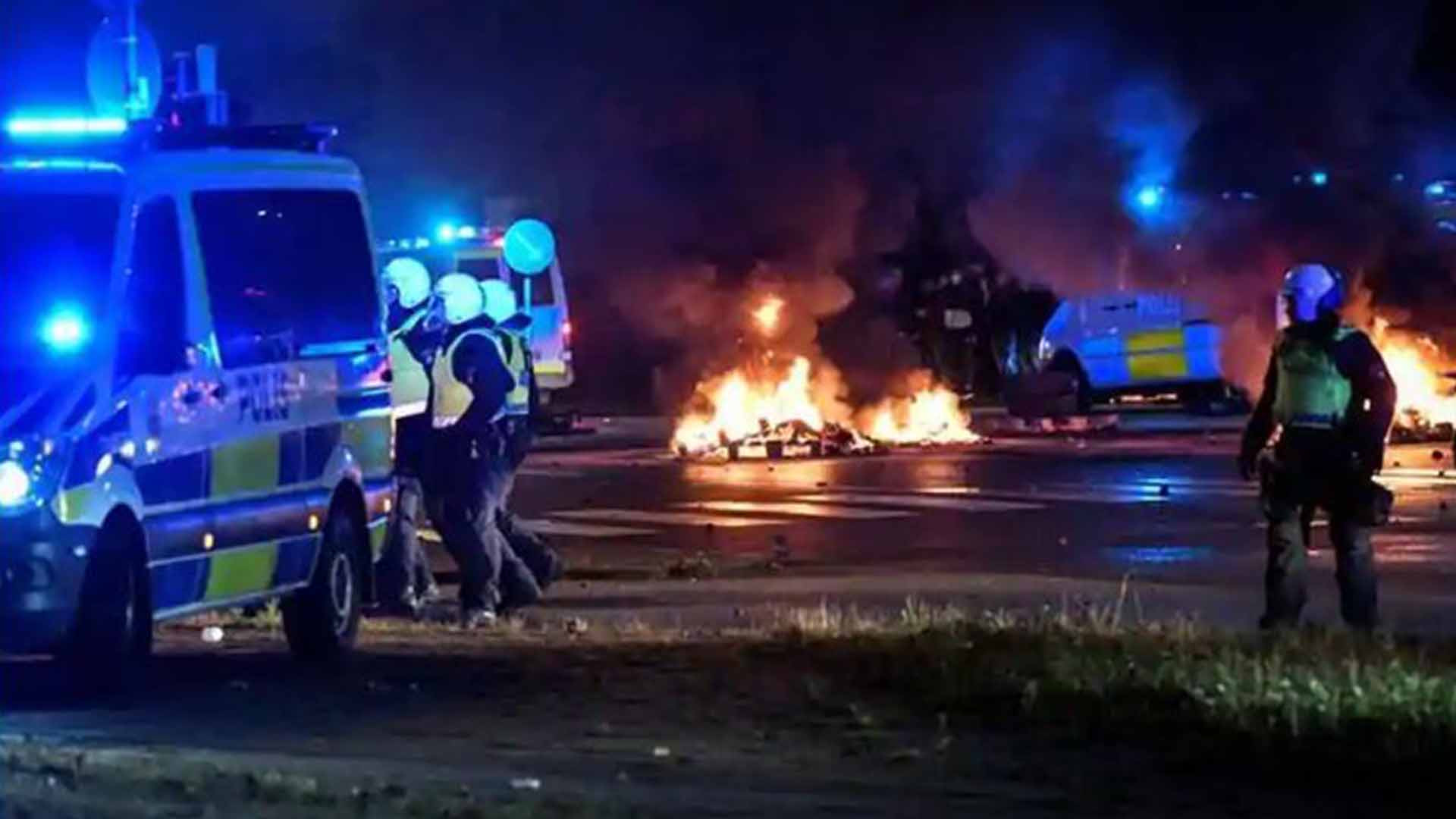 Riots in Sweden’s Malmo city after Quran burning by far-right activists