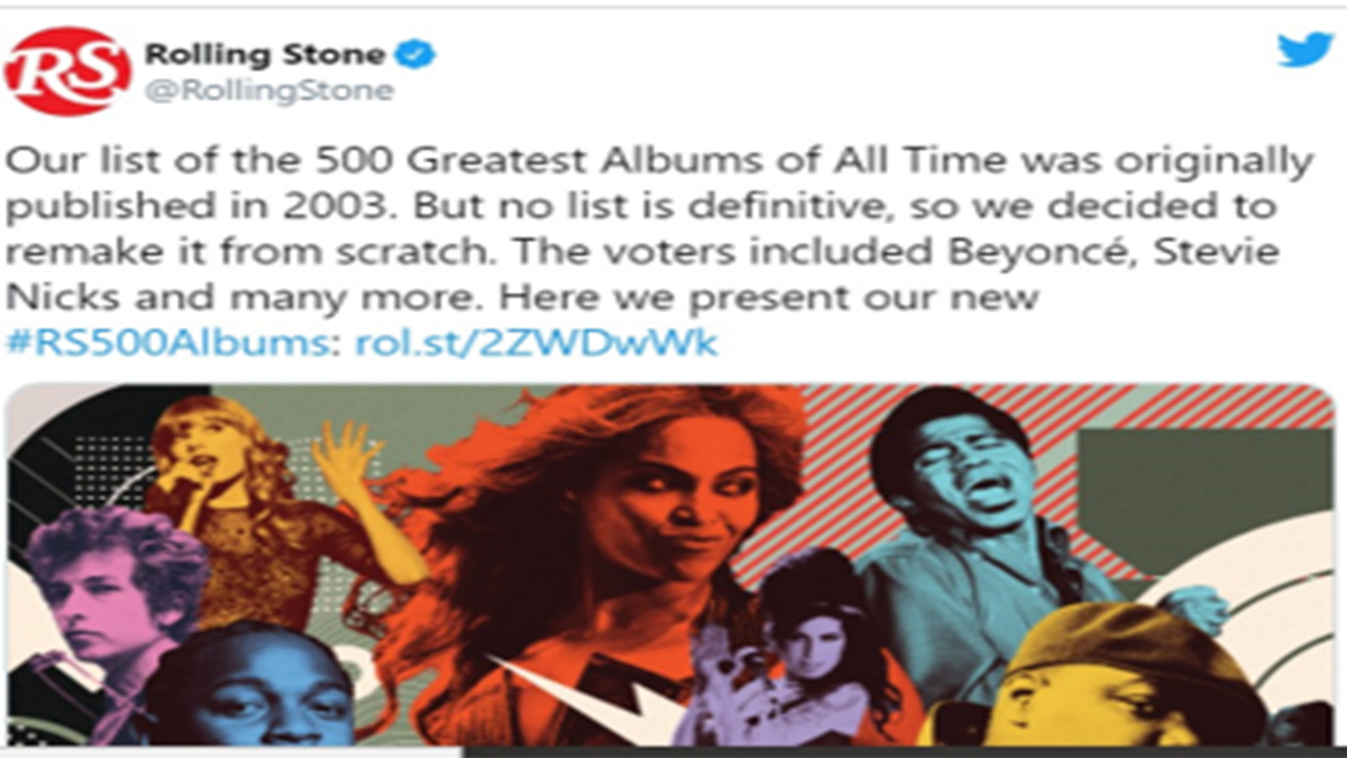 Rolling Stone's new 500 Greatest Albums of All Time - List of the 10 Best