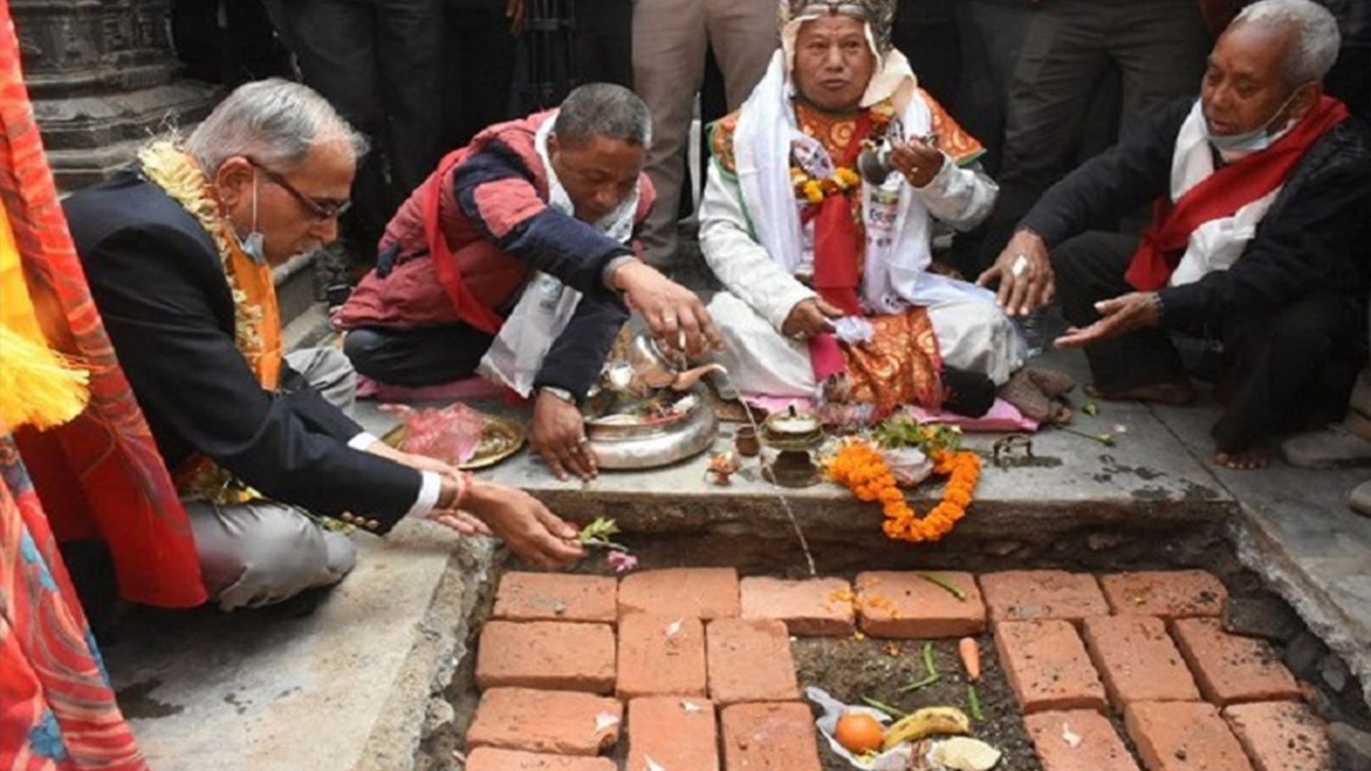 Protection and reconstruction of Seto Machhindranath Temple started