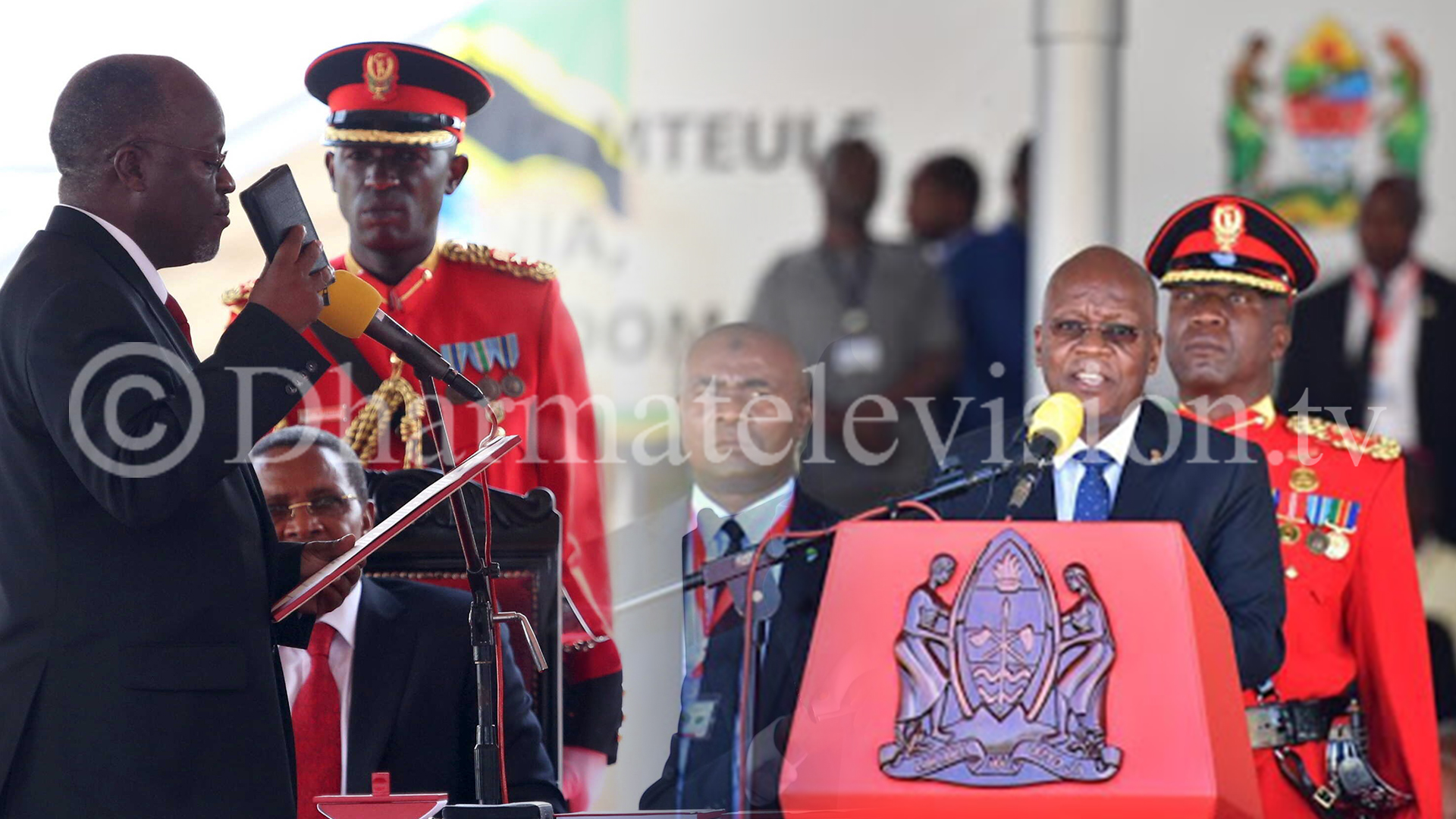 Tanzania's newly elected president sworn