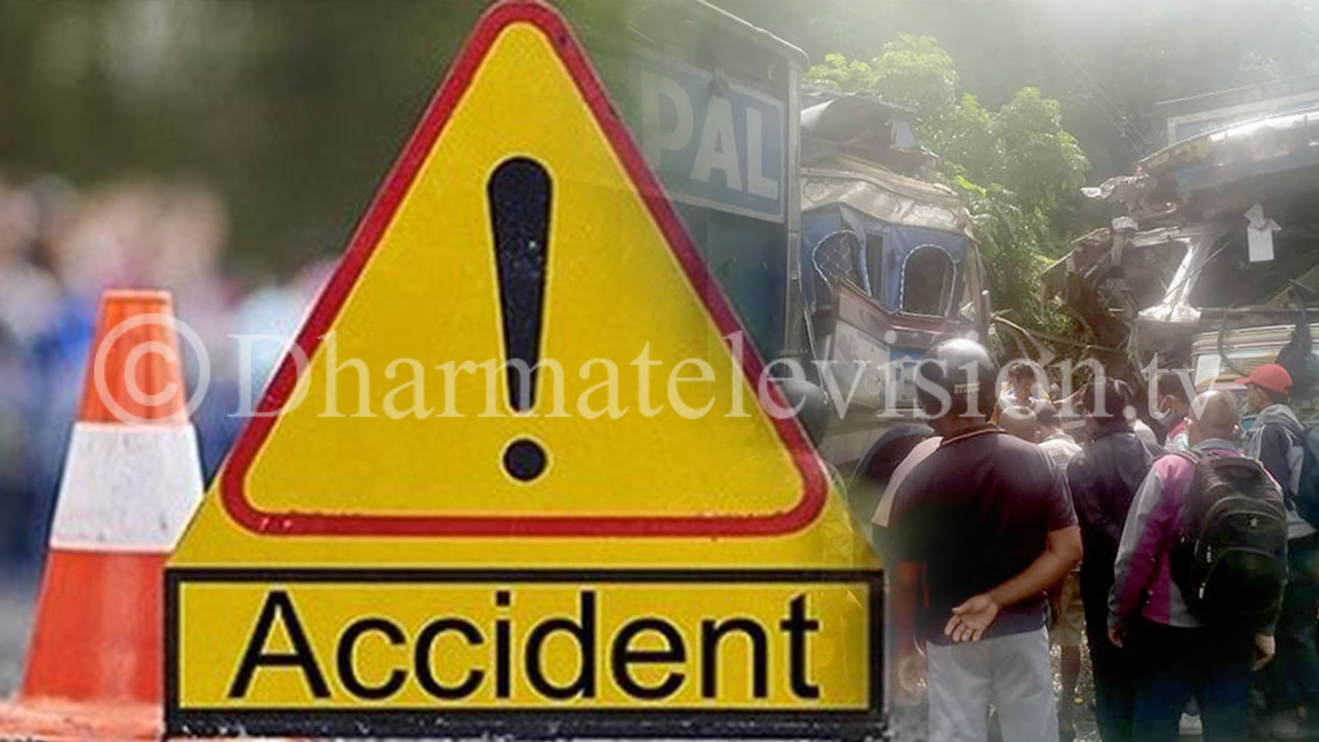 Four persons, including a driver, injured on Narayangad-Muglin road