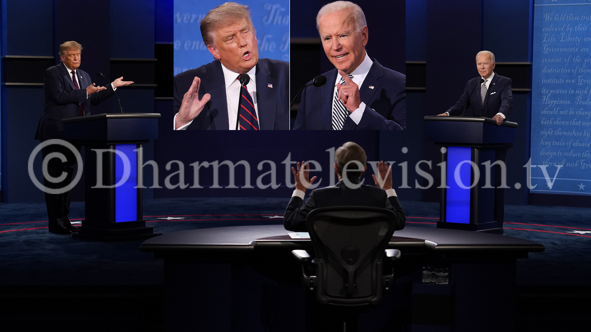 Trump-Biden squabbles over television debate