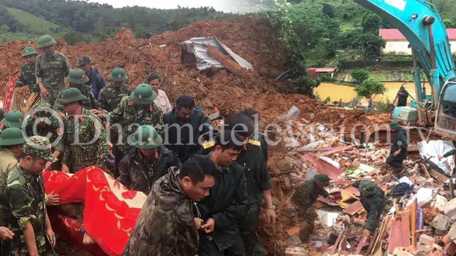 2 landslides within few days leaves 5 soldiers dead, 17 missing in Vietnam